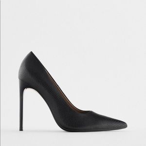 Zara High Heel Animal Print Shoes
